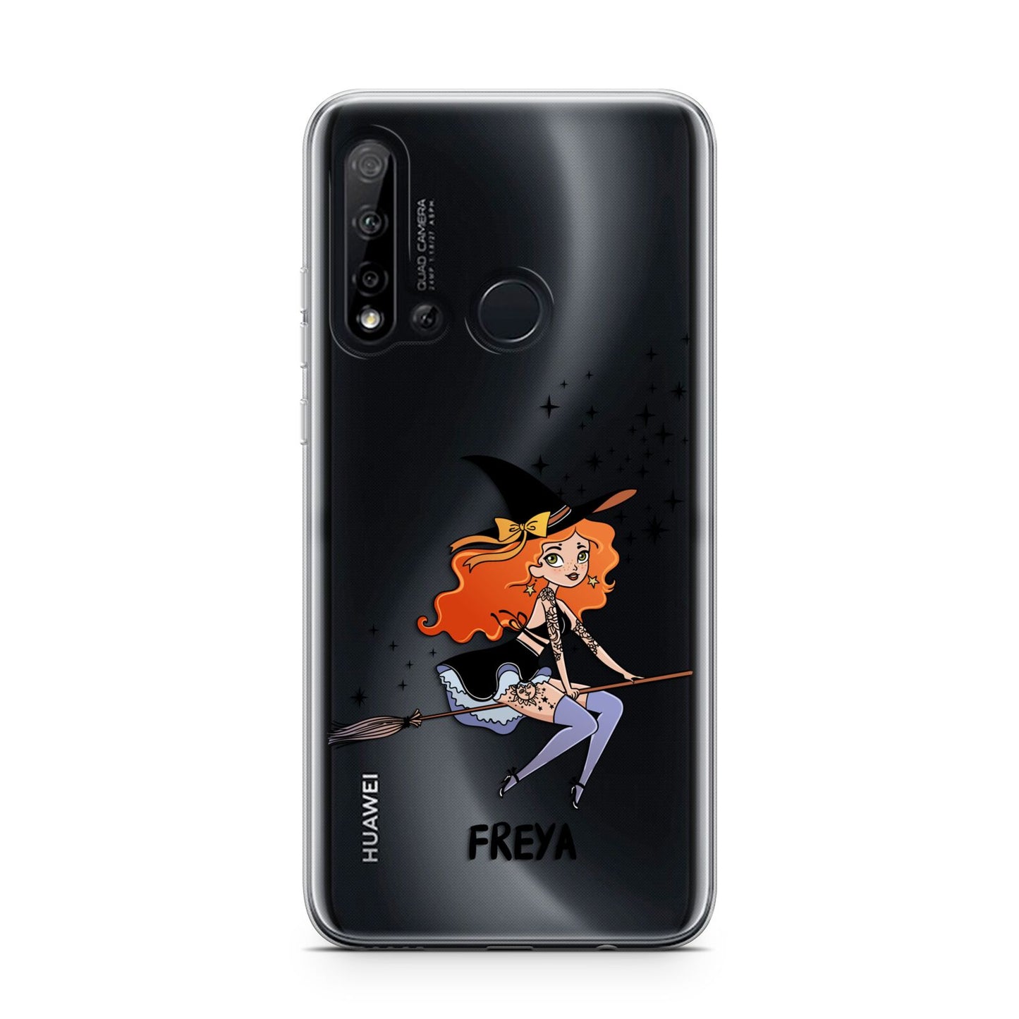 Orange Haired Personalised Witch Huawei P20 Lite 5G Phone Case