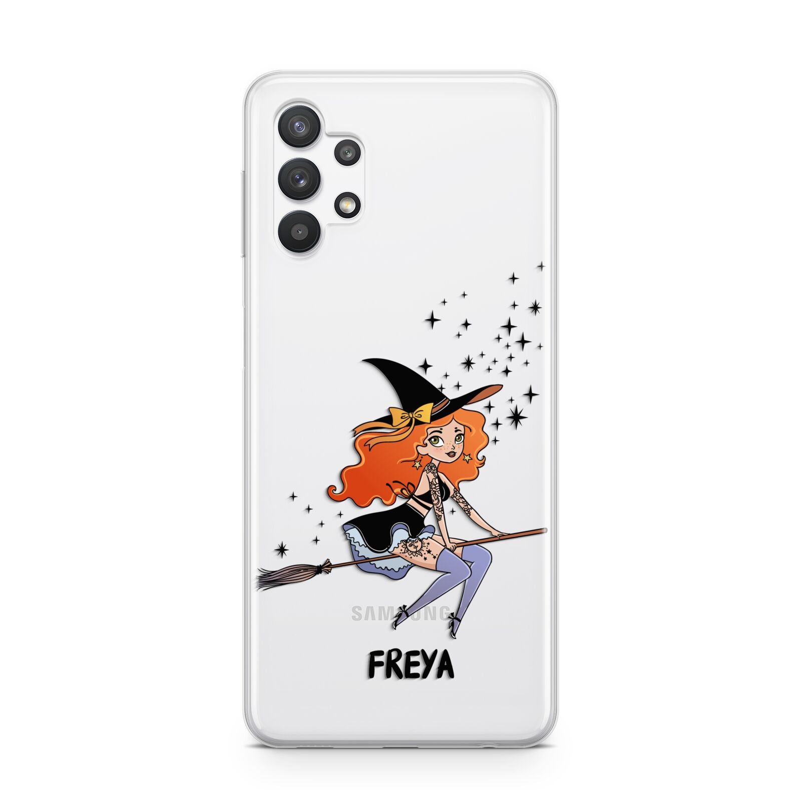 Orange Haired Personalised Witch Samsung A32 5G Case