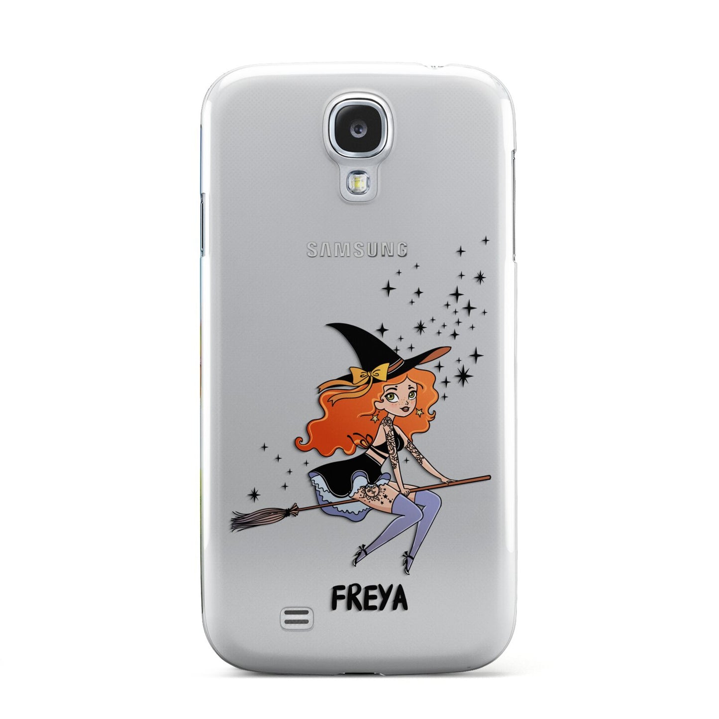 Orange Haired Personalised Witch Samsung Galaxy S4 Case