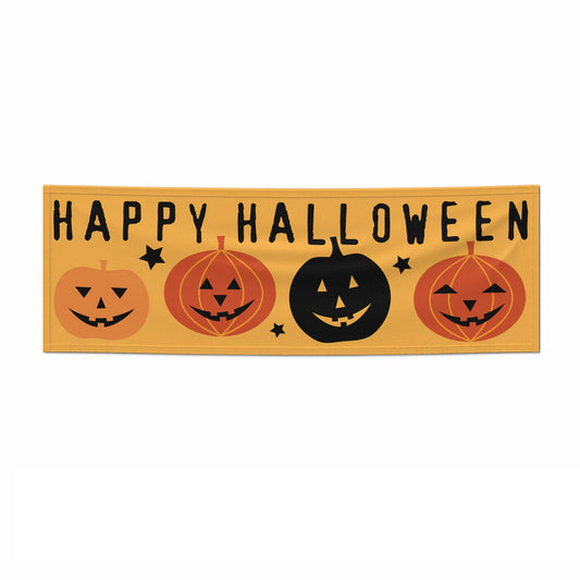 Orange Happy Halloween 6x2 Paper Banner