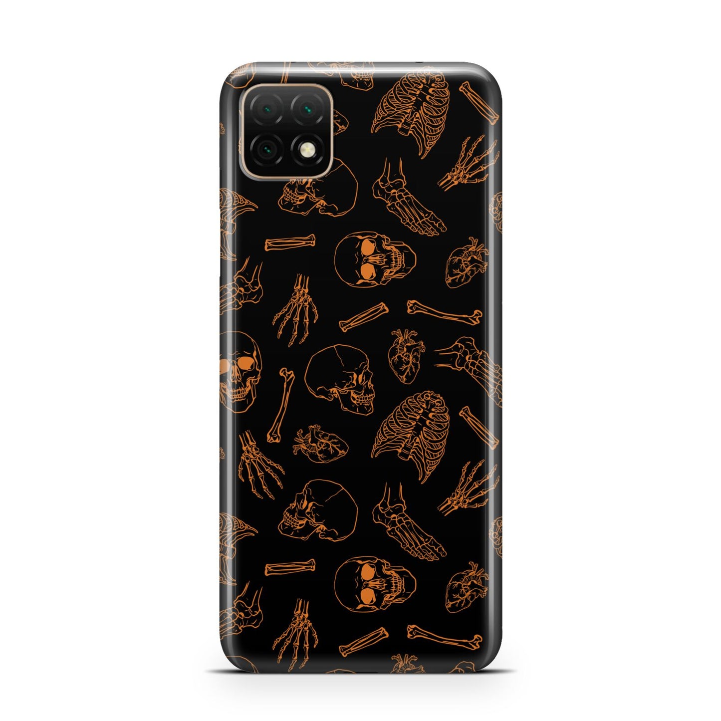 Orange Skeleton Illustrations Huawei Enjoy 20 Phone Case