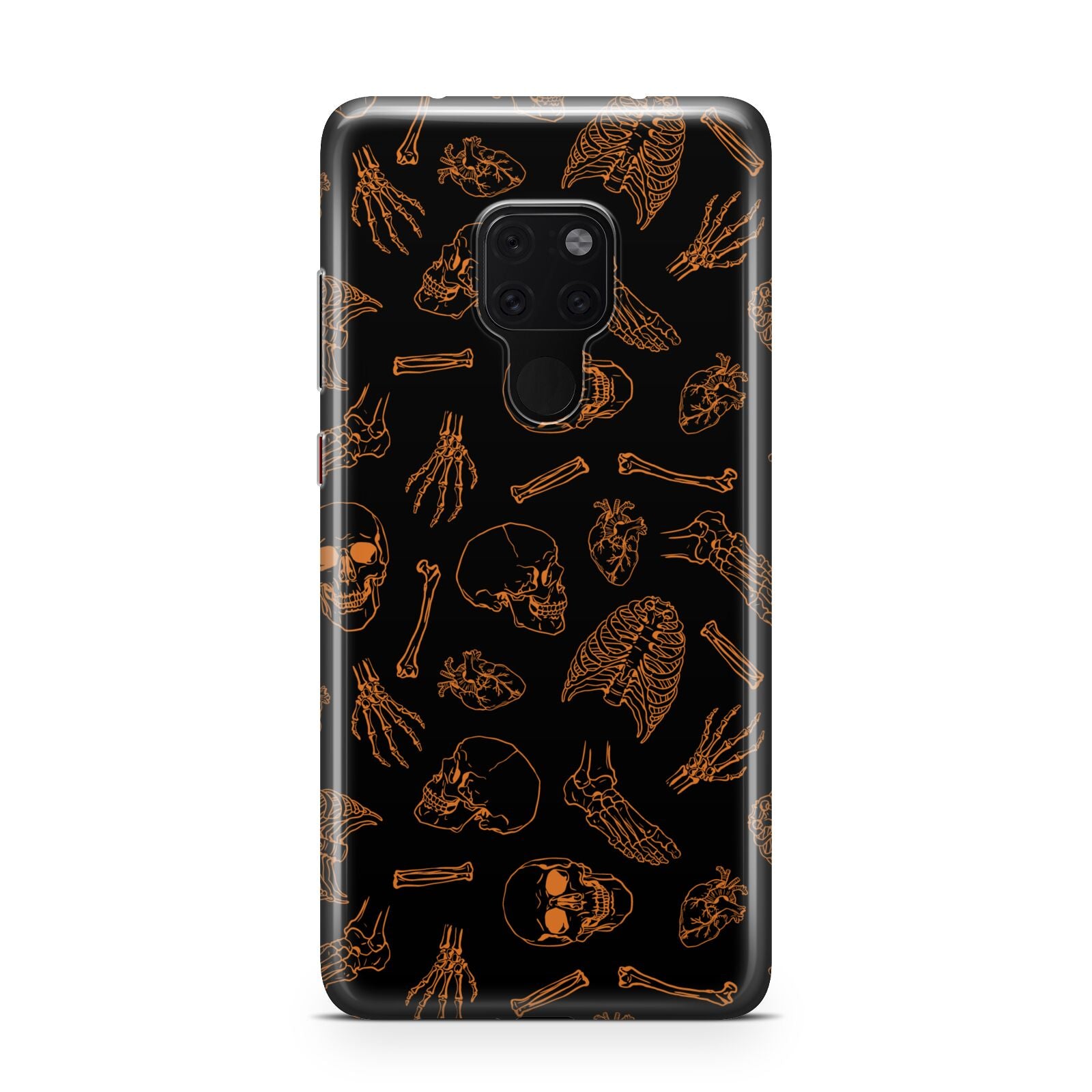 Orange Skeleton Illustrations Huawei Mate 20 Phone Case