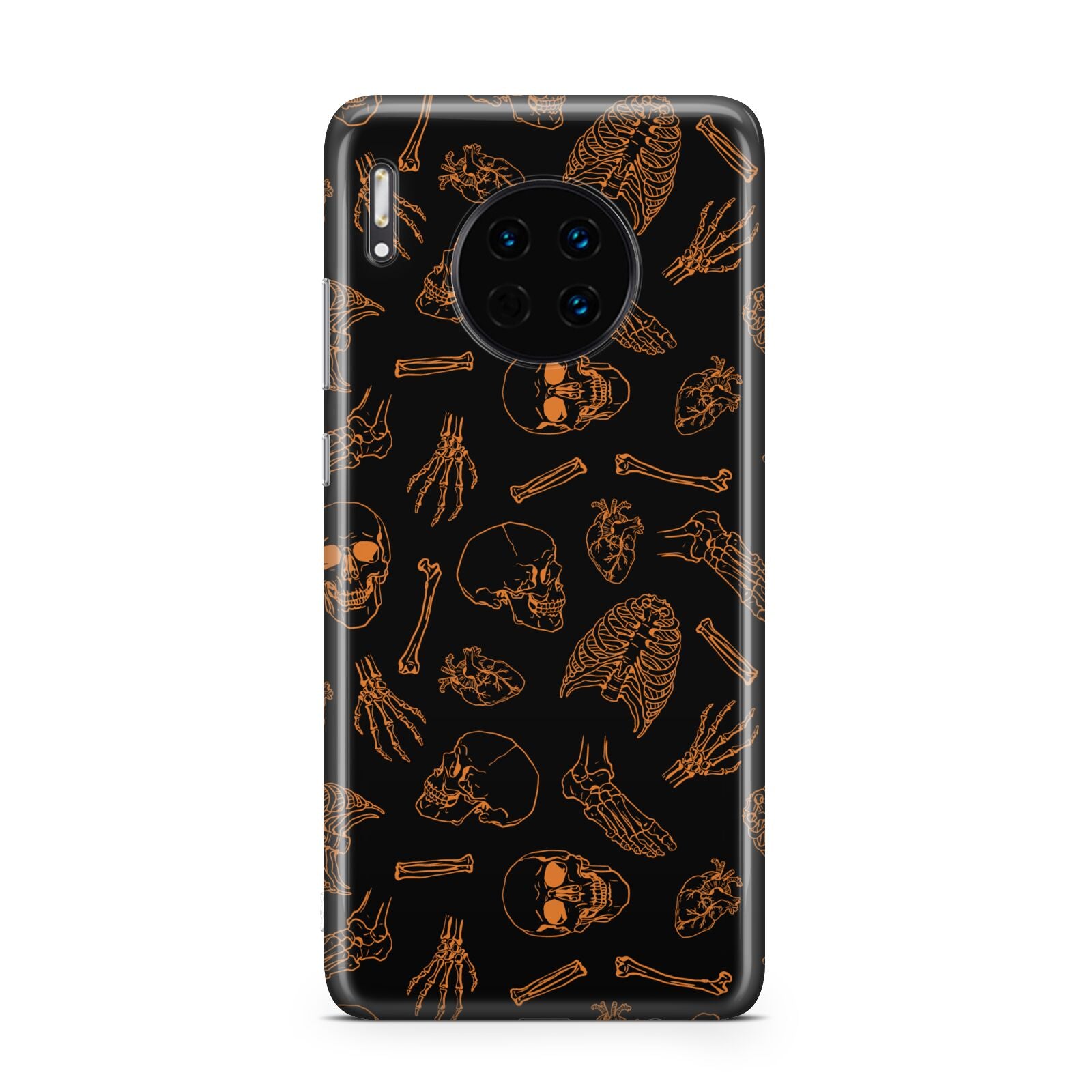 Orange Skeleton Illustrations Huawei Mate 30