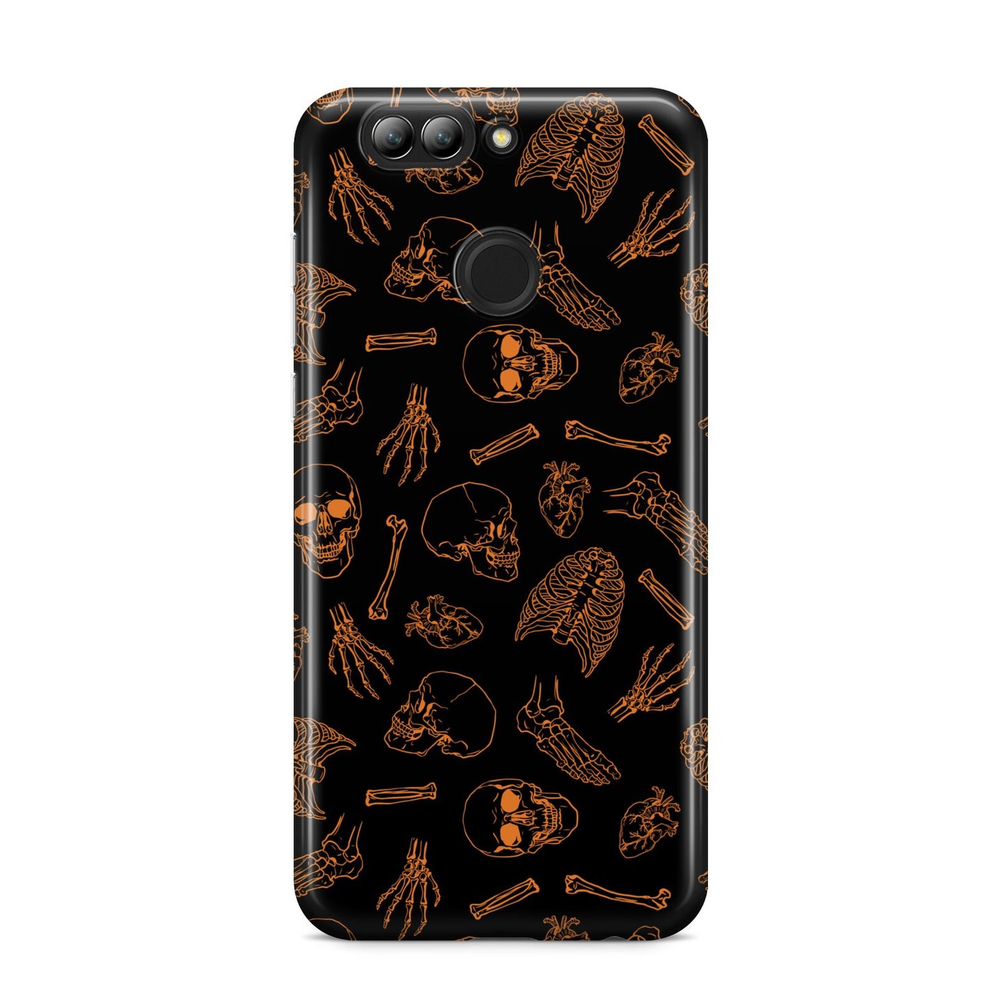 Orange Skeleton Illustrations Huawei Nova 2s Phone Case