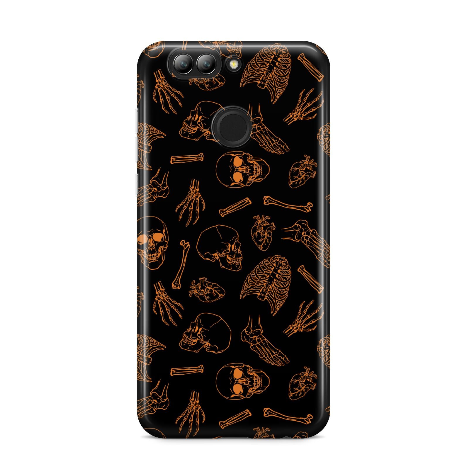 Orange Skeleton Illustrations Huawei Nova 2s Phone Case