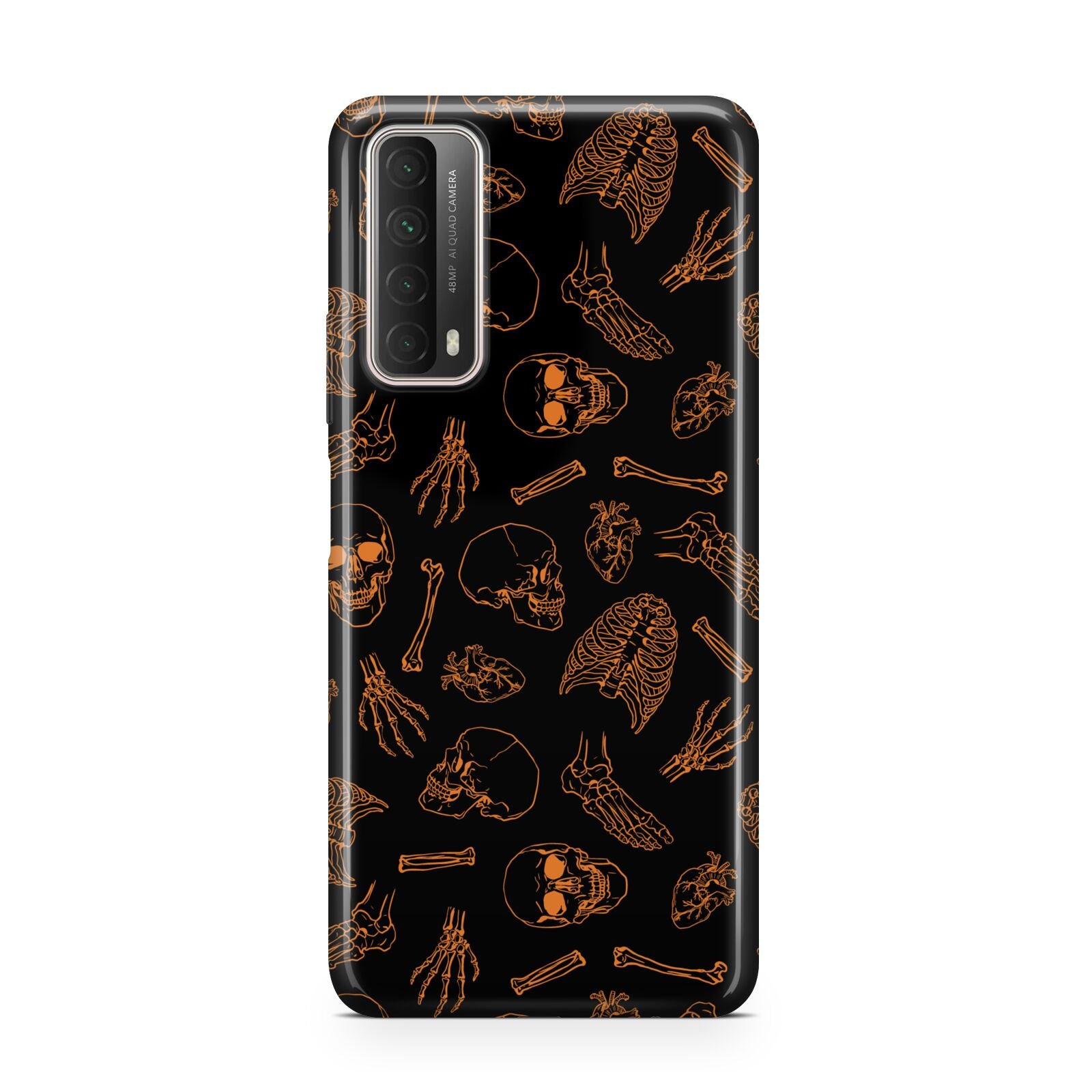 Orange Skeleton Illustrations Huawei P Smart 2021