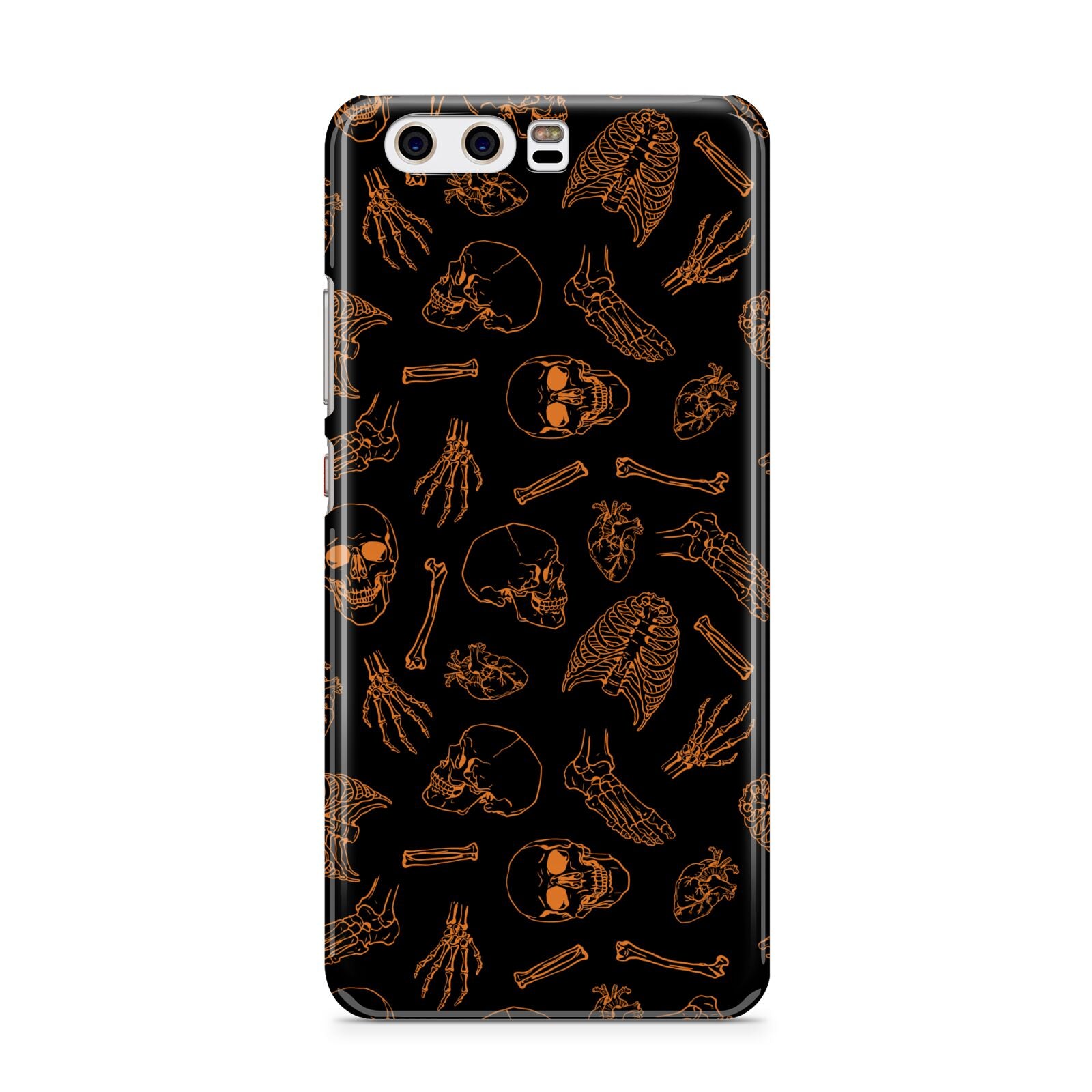 Orange Skeleton Illustrations Huawei P10 Phone Case