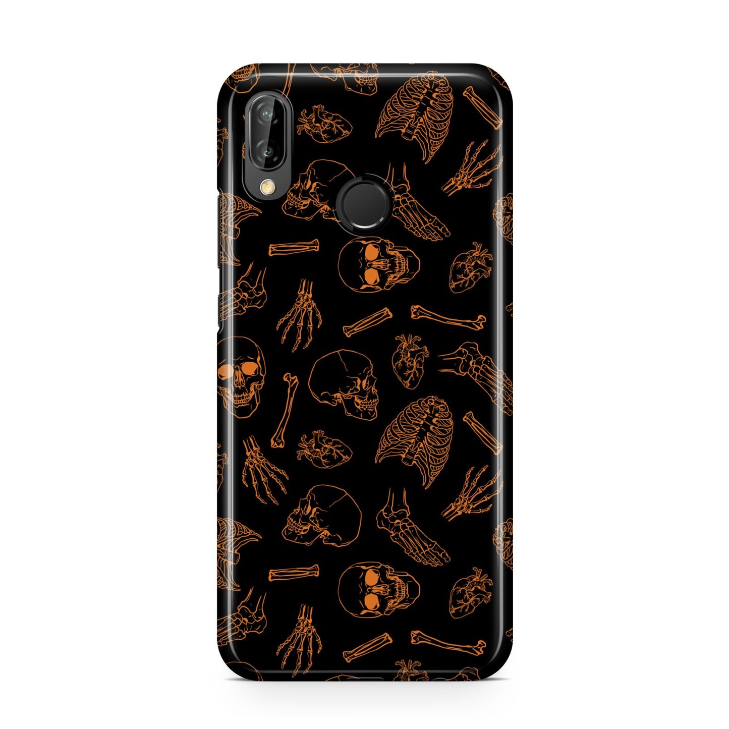 Orange Skeleton Illustrations Huawei P20 Lite Phone Case