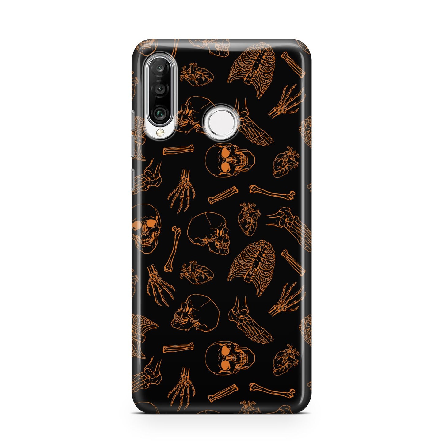 Orange Skeleton Illustrations Huawei P30 Lite Phone Case