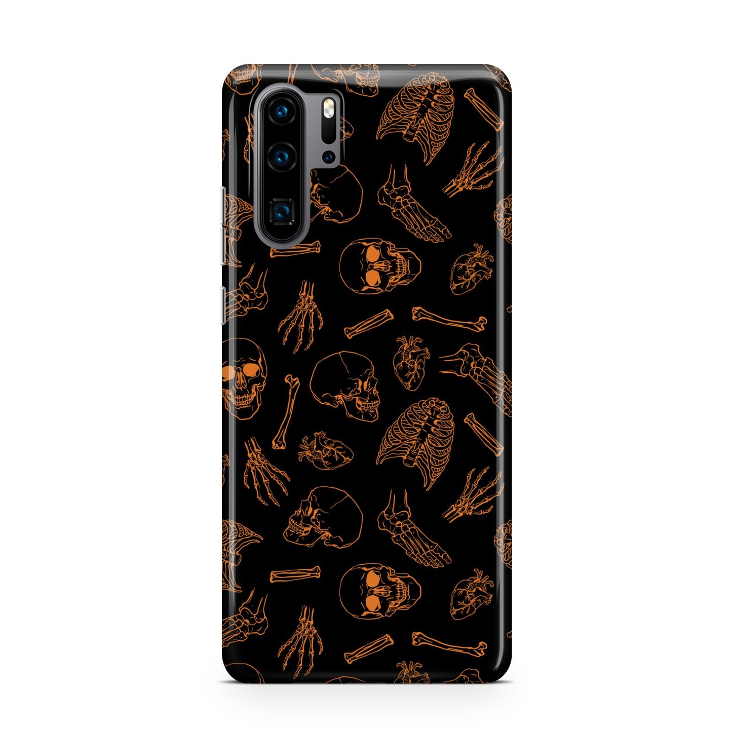 Orange Skeleton Illustrations Huawei P30 Pro Phone Case