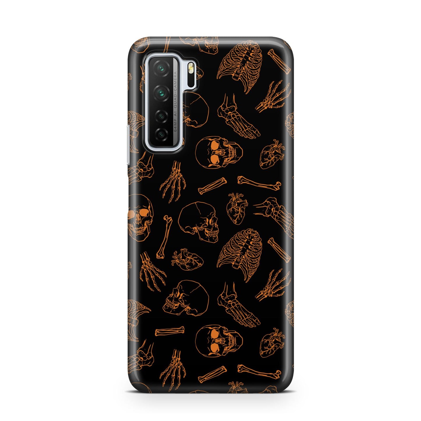 Orange Skeleton Illustrations Huawei P40 Lite 5G Phone Case