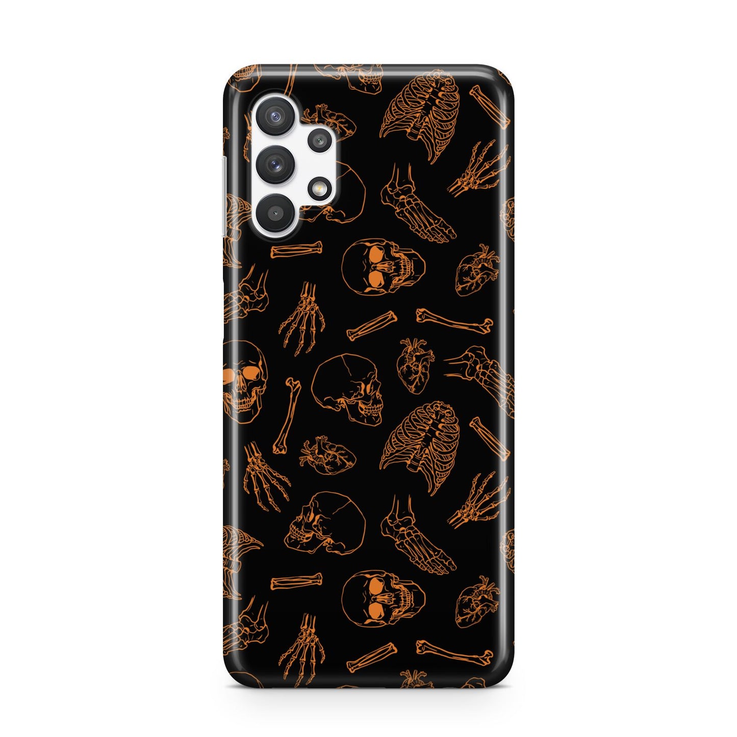 Orange Skeleton Illustrations Samsung A32 5G Case