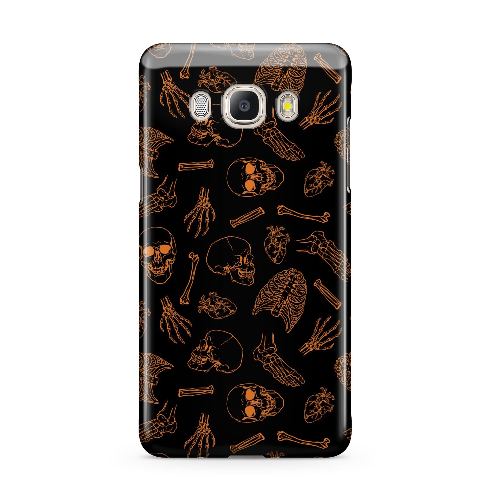 Orange Skeleton Illustrations Samsung Galaxy J5 2016 Case