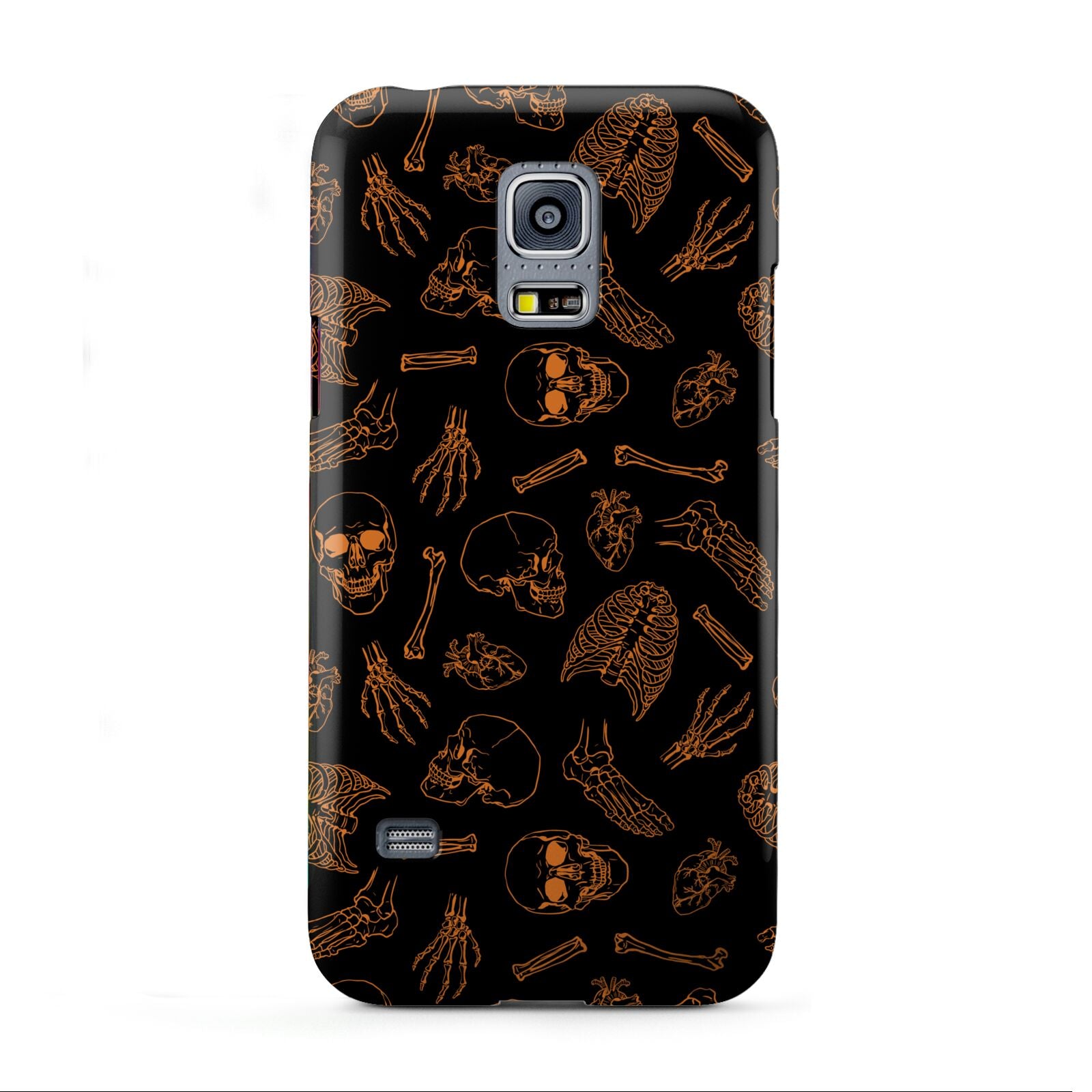 Orange Skeleton Illustrations Samsung Galaxy S5 Mini Case