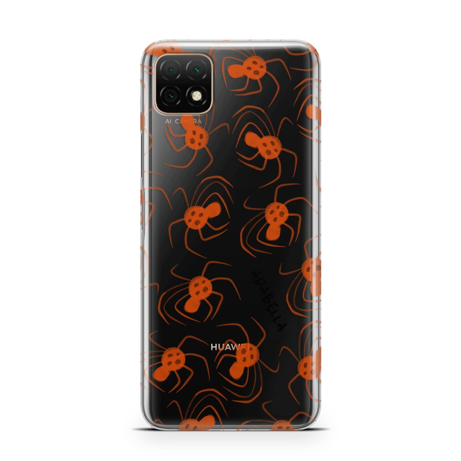 Orange Spiders Personalised Huawei Enjoy 20 Phone Case