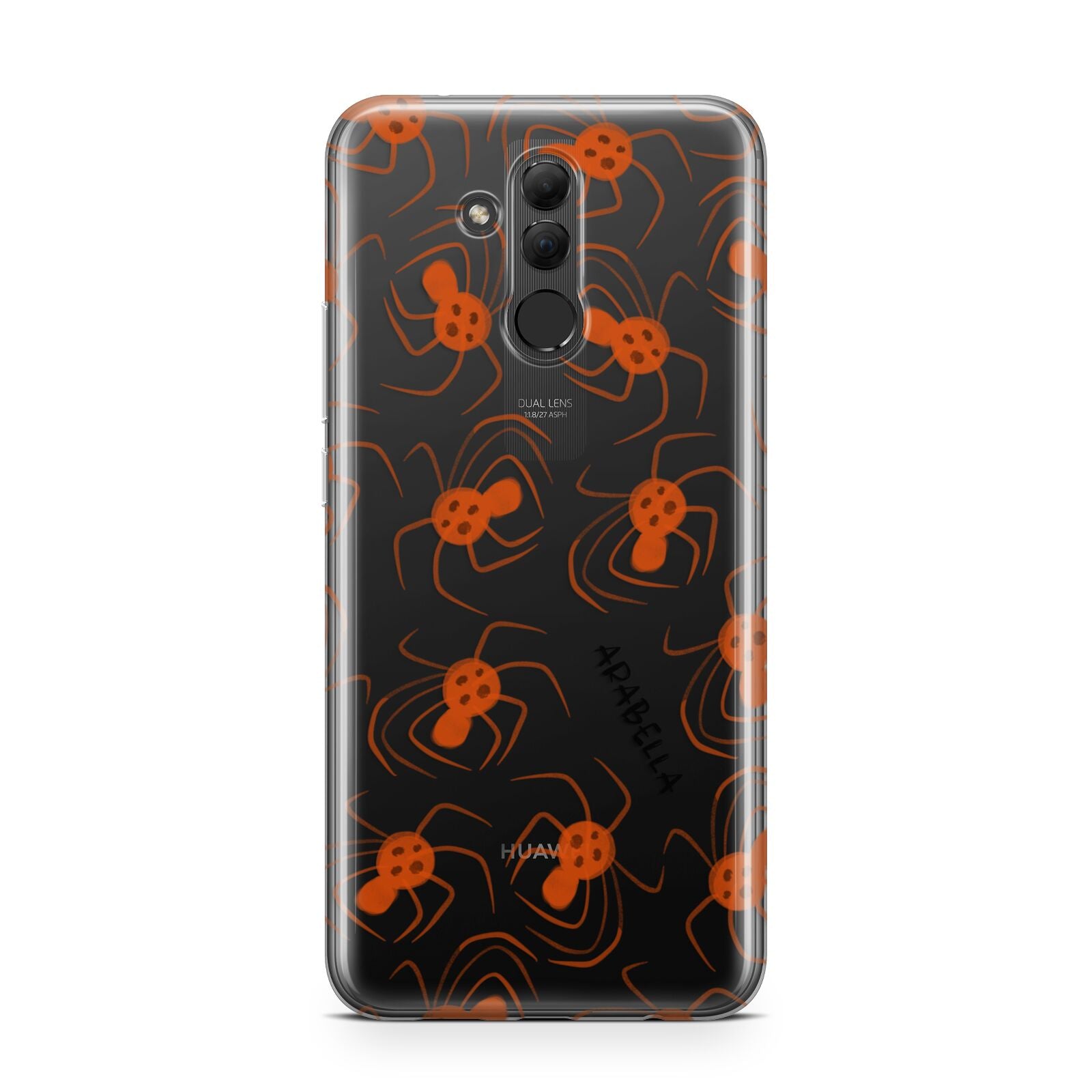 Orange Spiders Personalised Huawei Mate 20 Lite