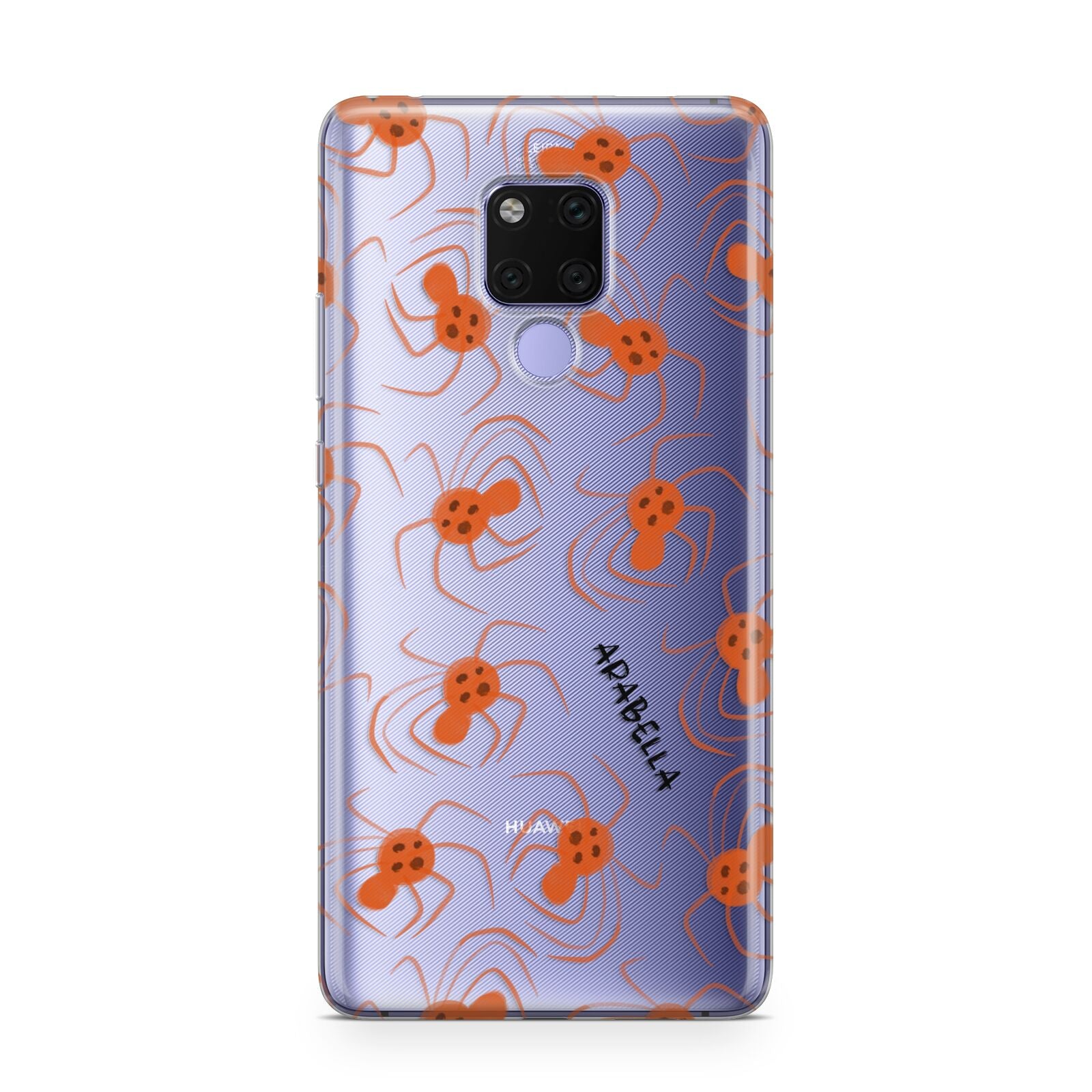 Orange Spiders Personalised Huawei Mate 20X Phone Case