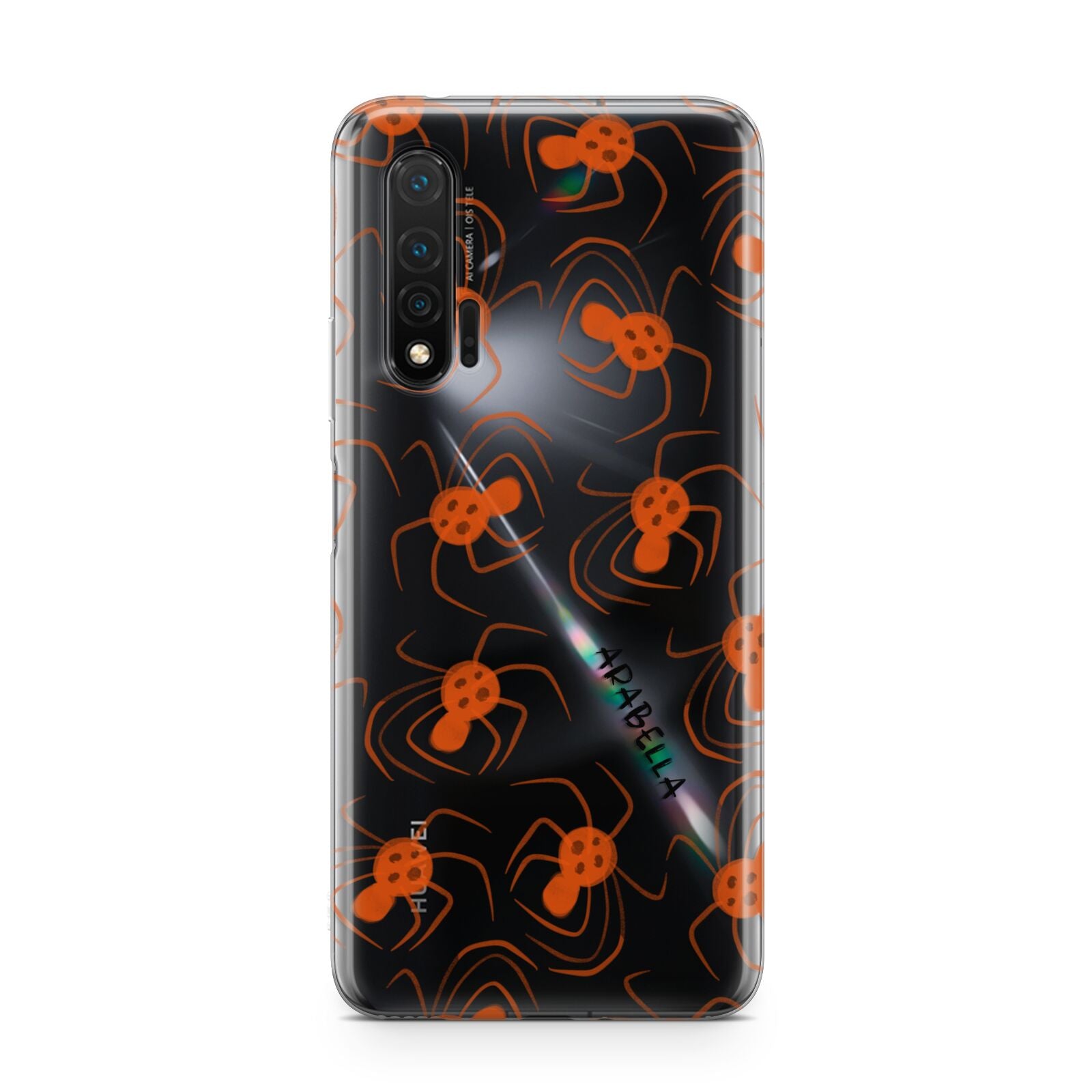 Orange Spiders Personalised Huawei Nova 6 Phone Case