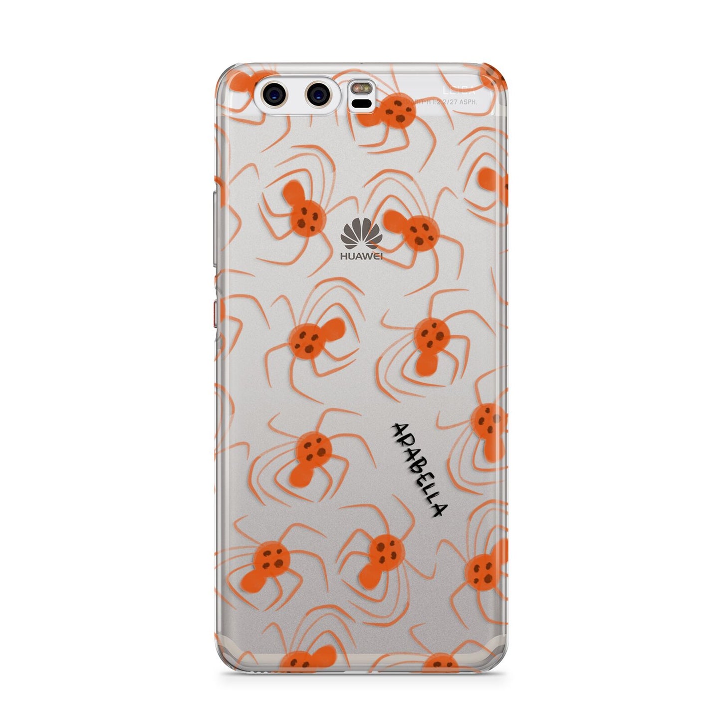 Orange Spiders Personalised Huawei P10 Phone Case