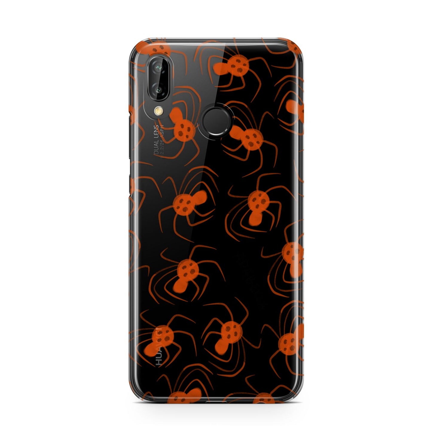 Orange Spiders Personalised Huawei P20 Lite Phone Case