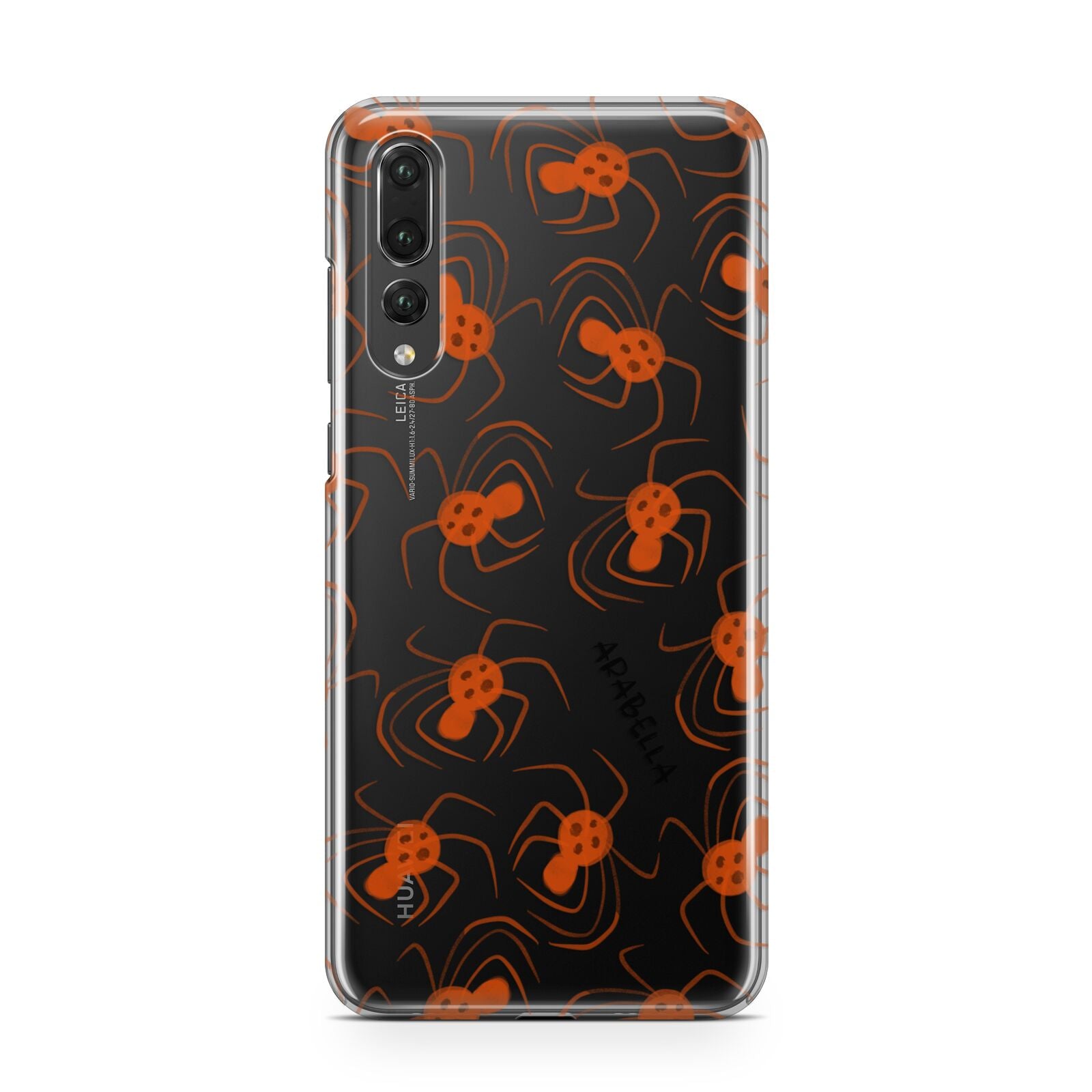 Orange Spiders Personalised Huawei P20 Pro Phone Case