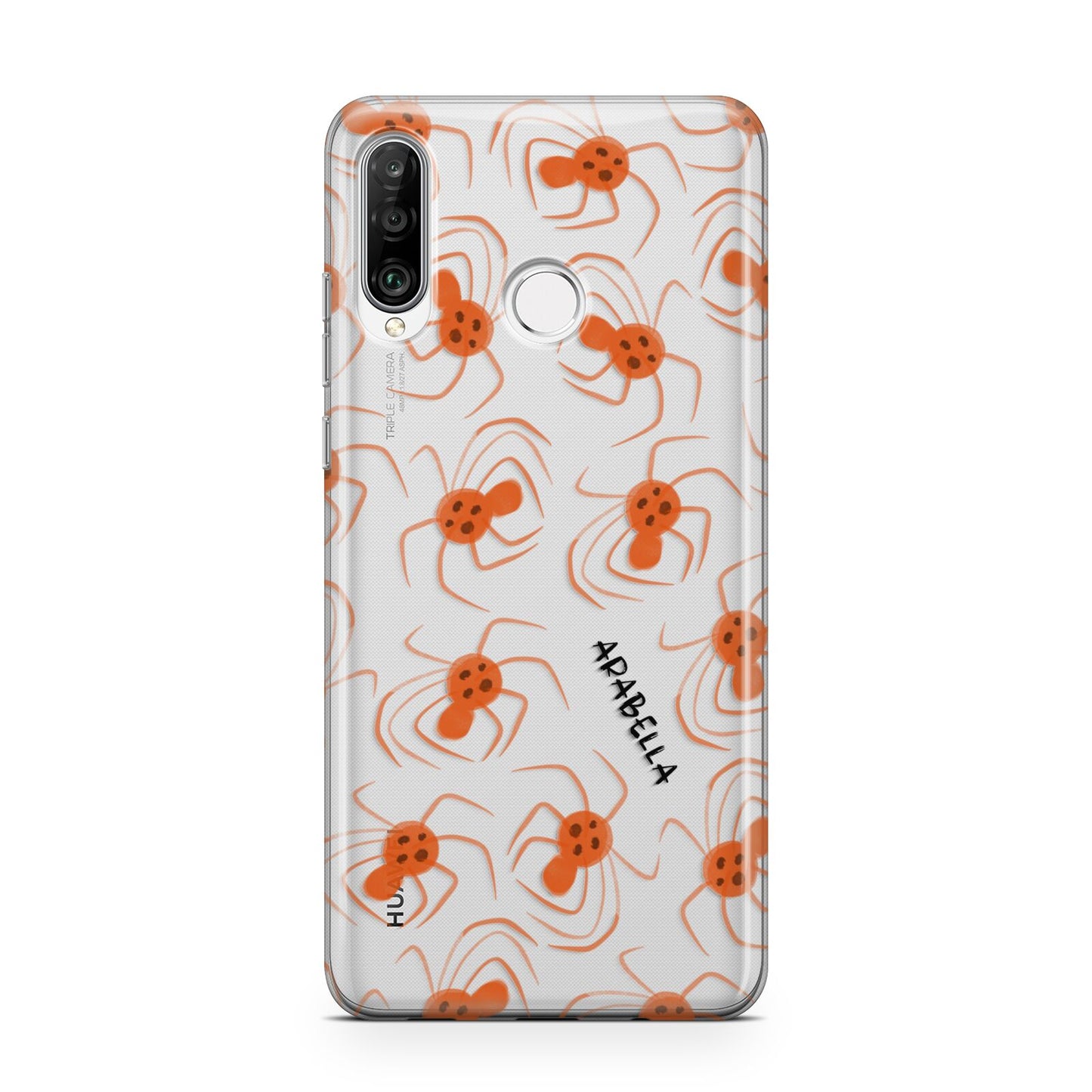 Orange Spiders Personalised Huawei P30 Lite Phone Case