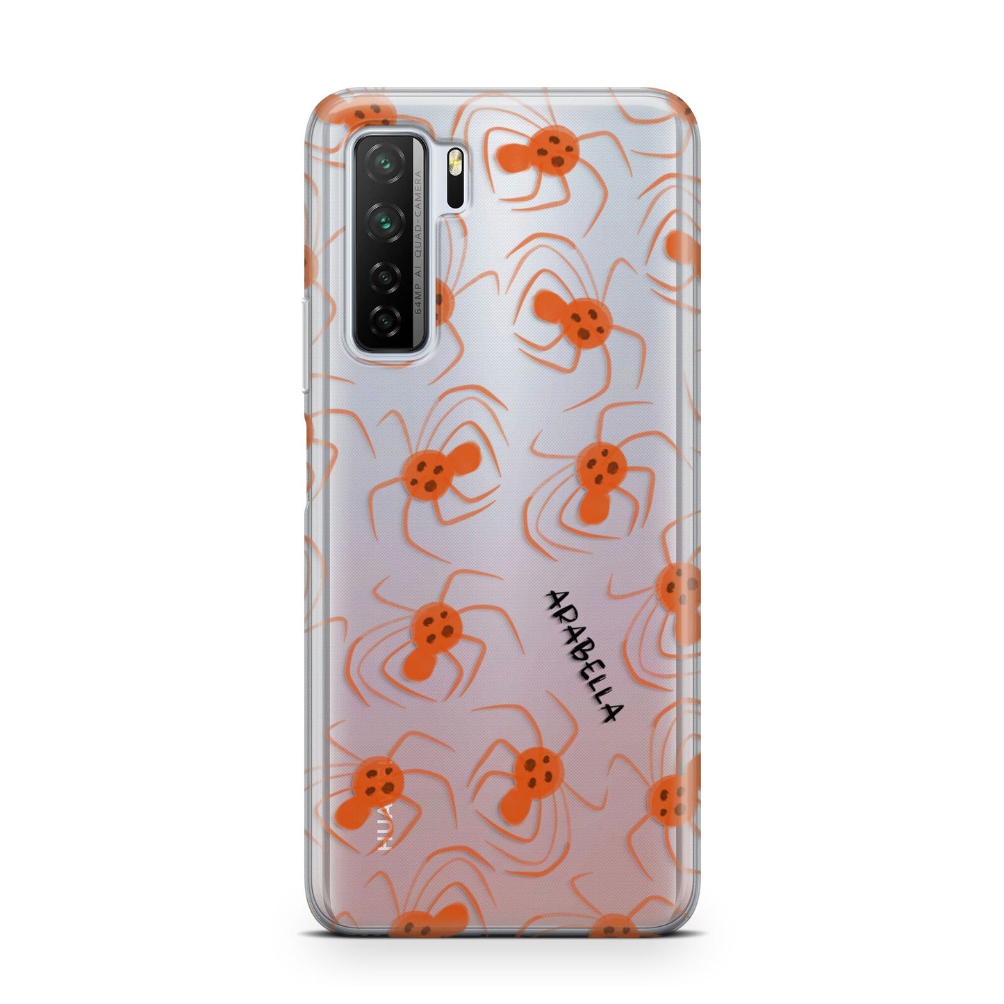 Orange Spiders Personalised Huawei P40 Lite 5G Phone Case