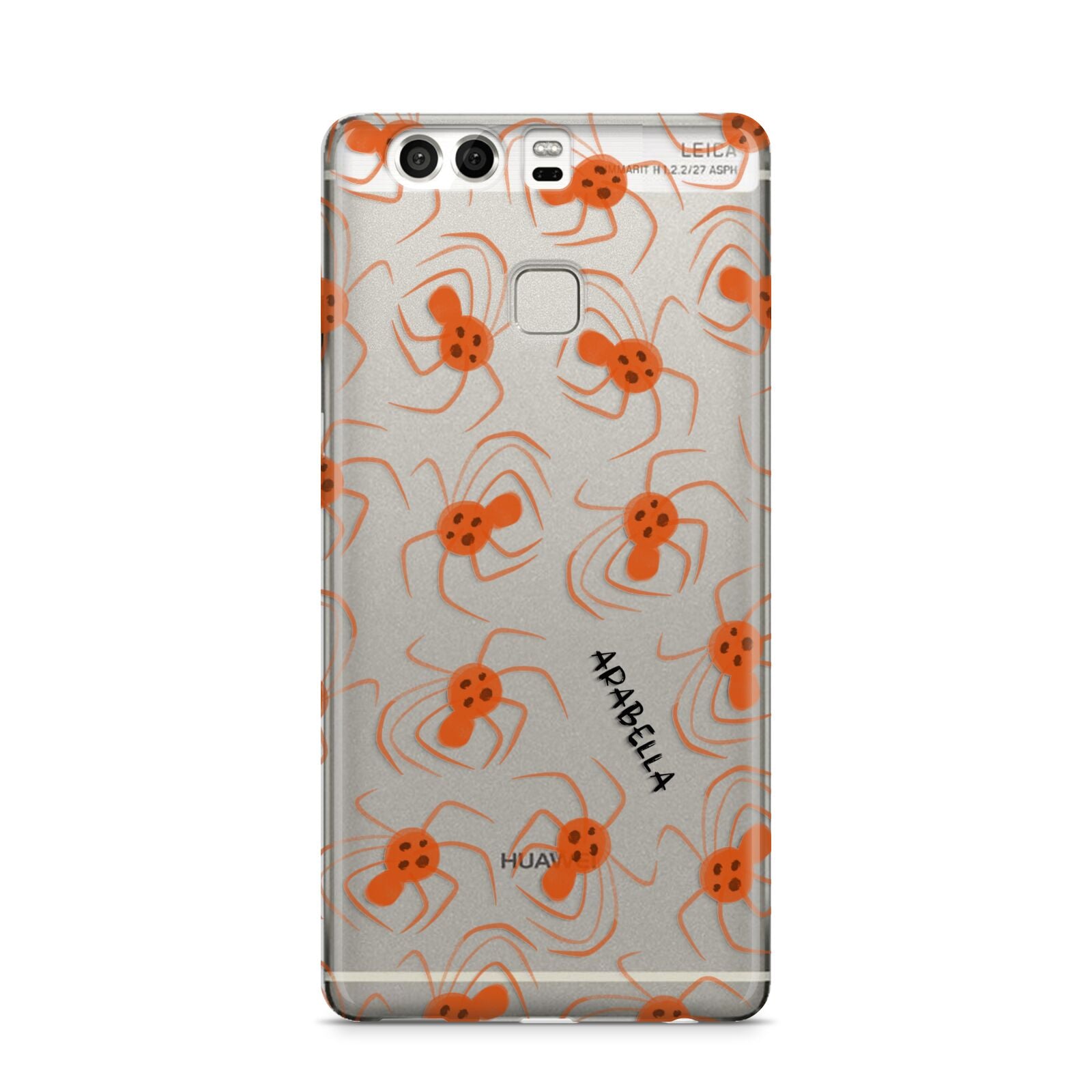 Orange Spiders Personalised Huawei P9 Case