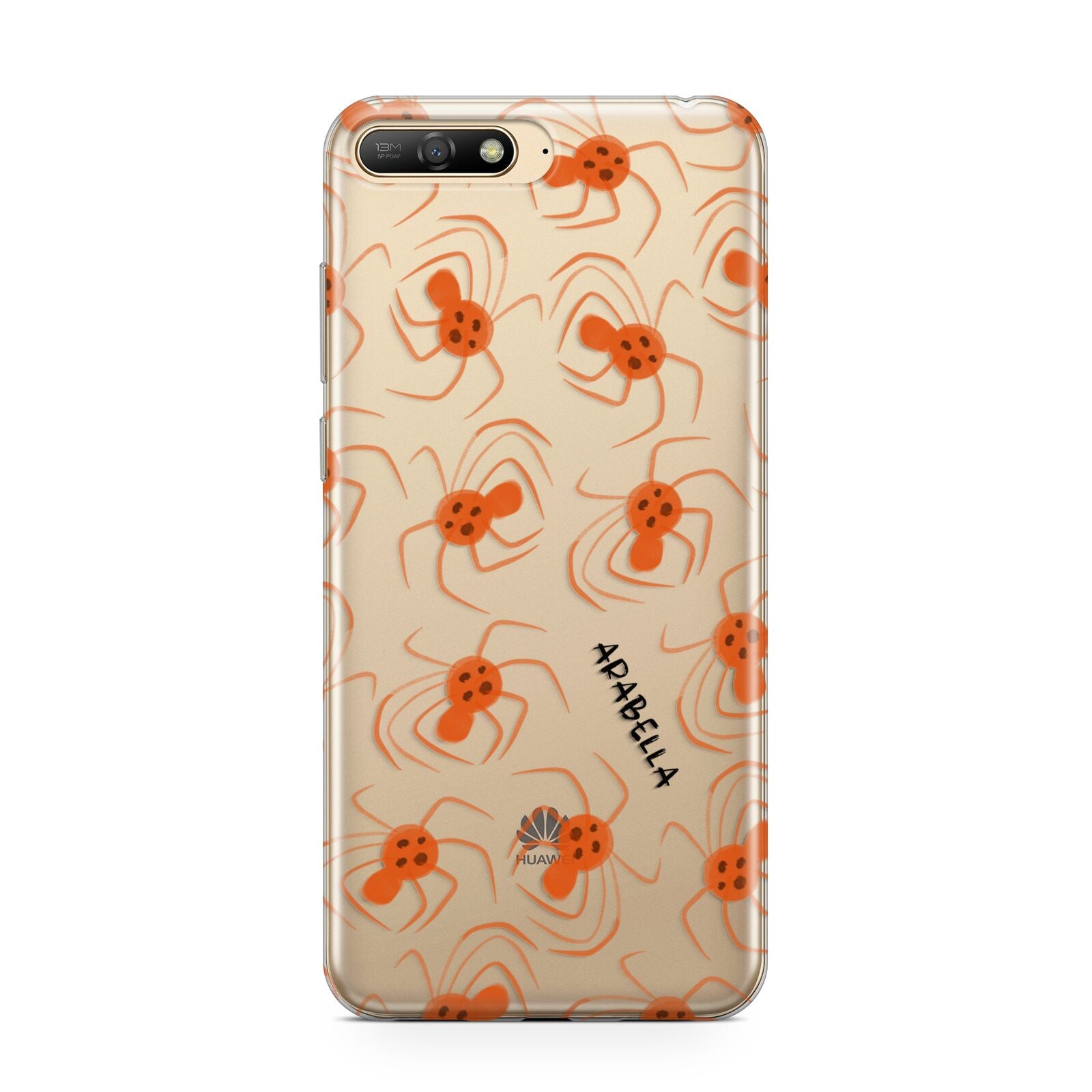 Orange Spiders Personalised Huawei Y6 2018