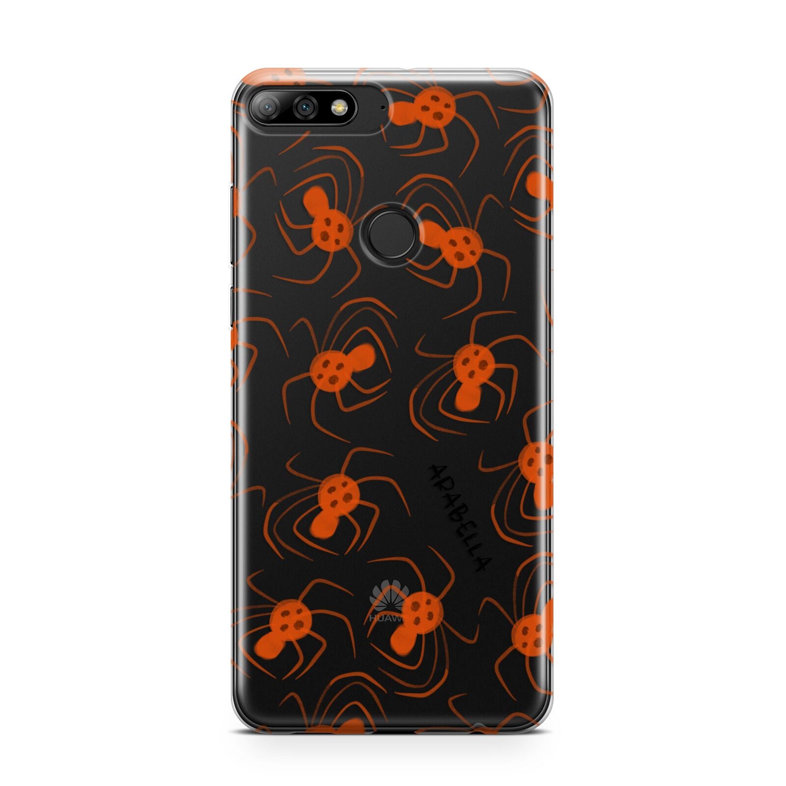 Orange Spiders Personalised Huawei Y7 2018