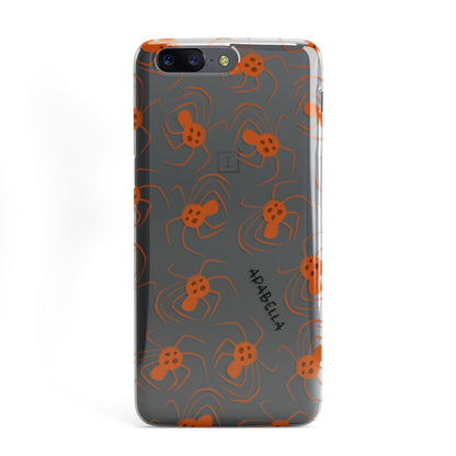 Orange Spiders Personalised OnePlus Case