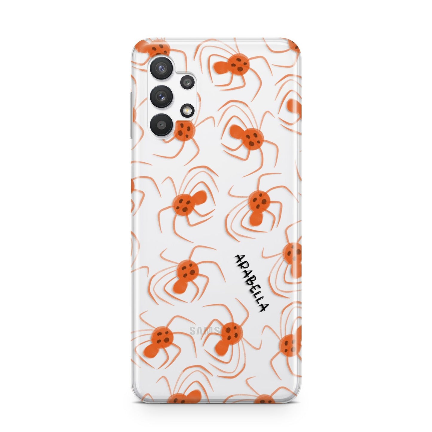 Orange Spiders Personalised Samsung A32 5G Case