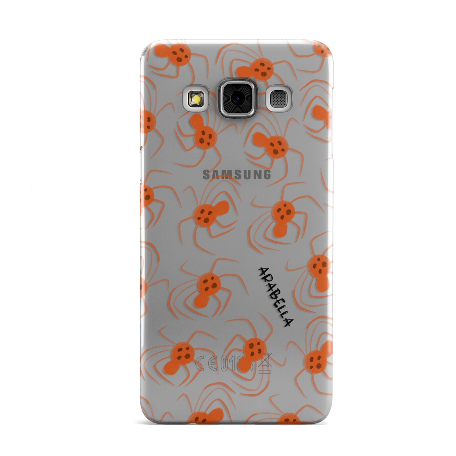 Orange Spiders Personalised Samsung Galaxy A3 Case