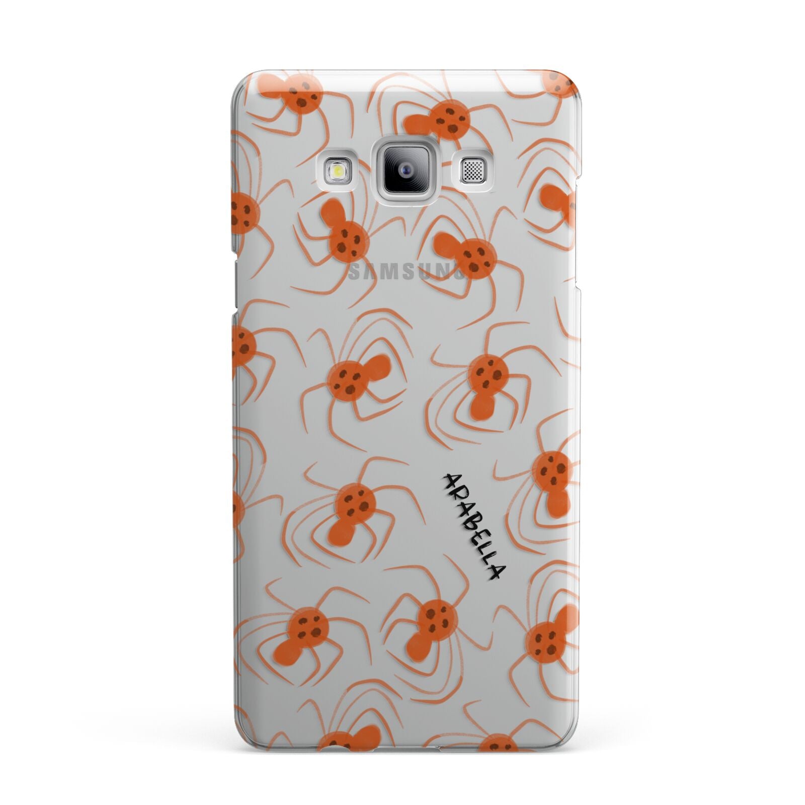 Orange Spiders Personalised Samsung Galaxy A7 2015 Case