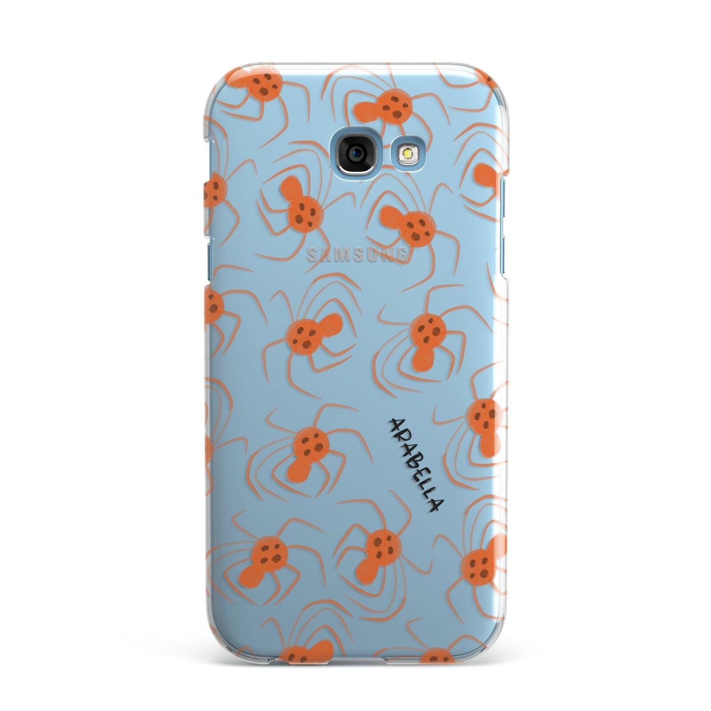 Orange Spiders Personalised Samsung Galaxy A7 2017 Case