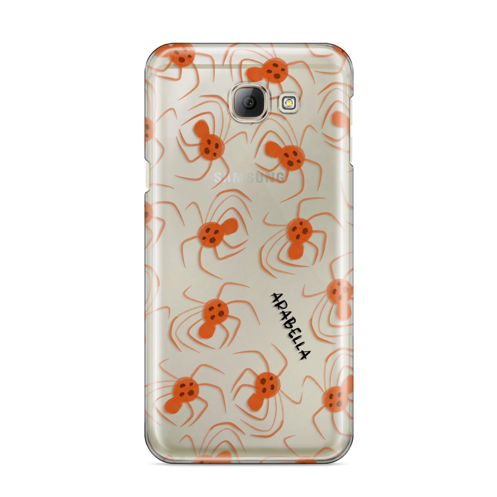 Orange Spiders Personalised Samsung Galaxy A8 2016 Case