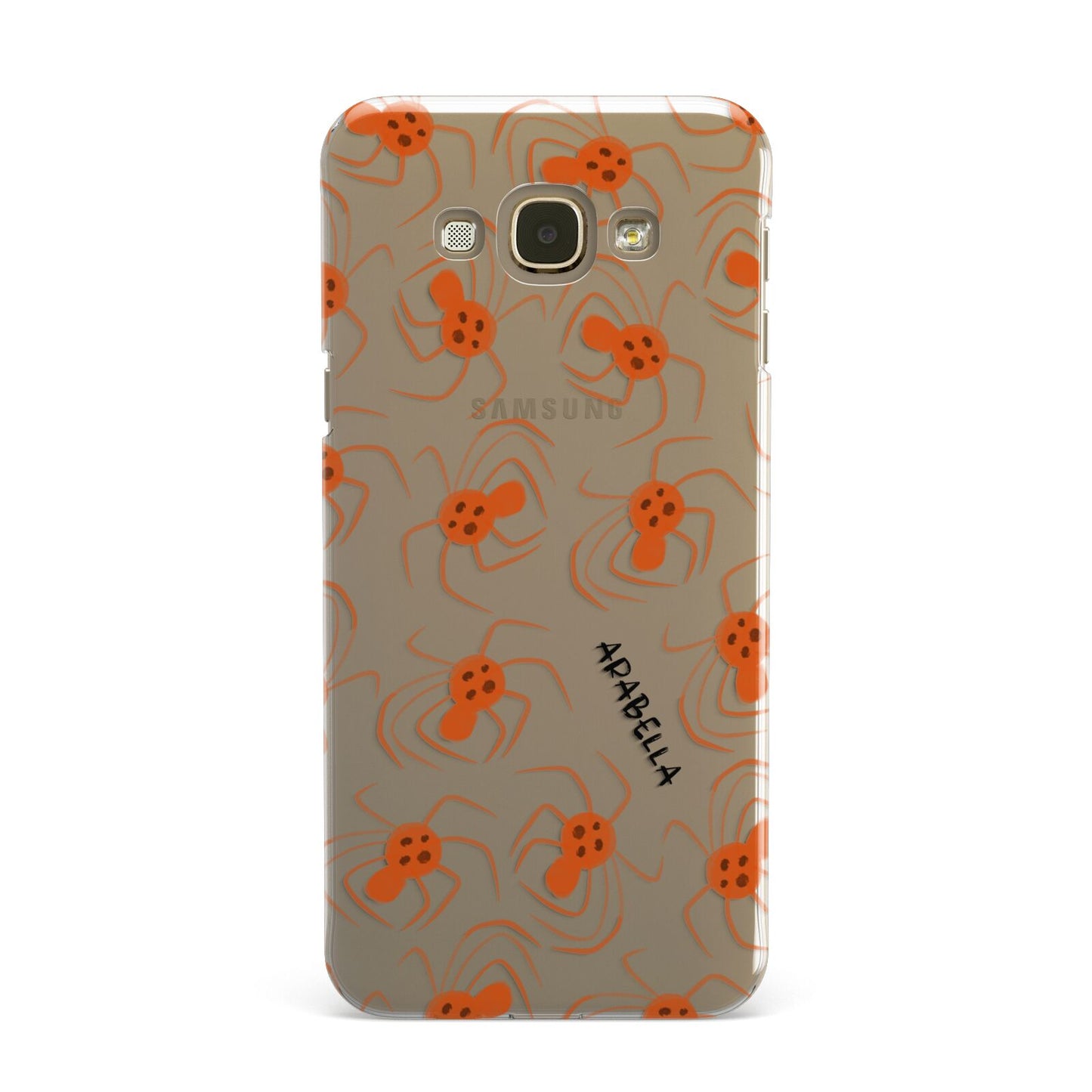 Orange Spiders Personalised Samsung Galaxy A8 Case