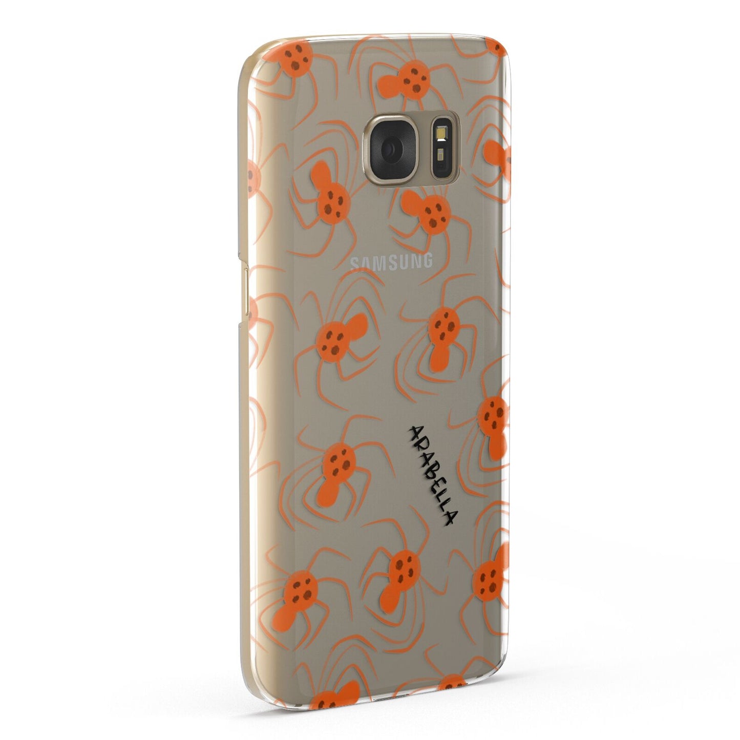 Orange Spiders Personalised Samsung Galaxy Case Fourty Five Degrees