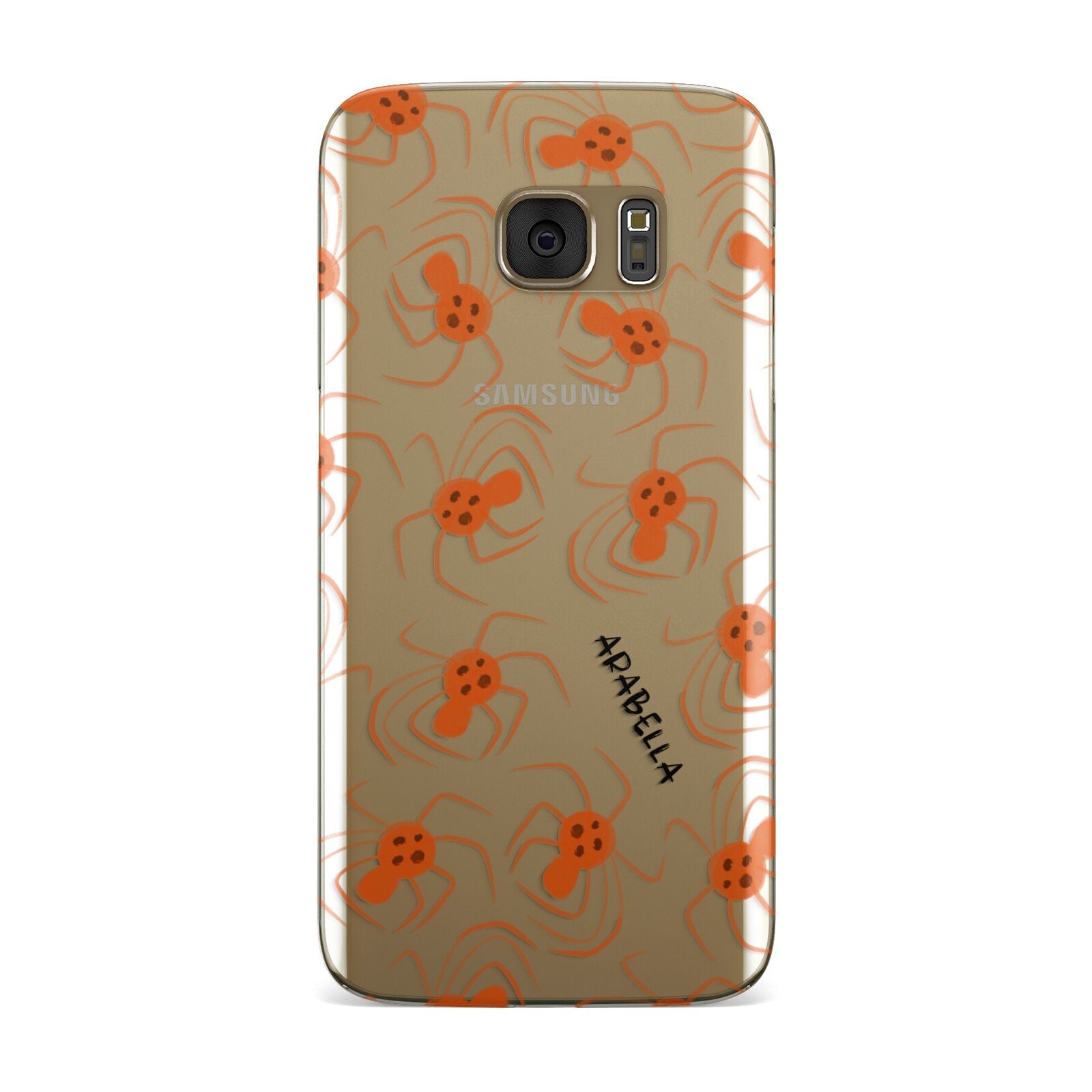 Orange Spiders Personalised Samsung Galaxy Case