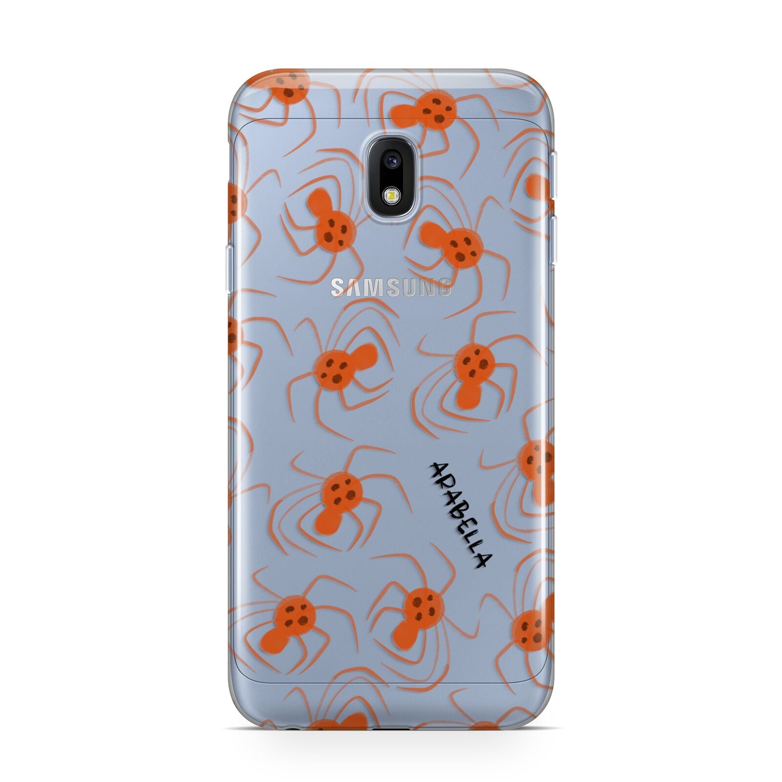 Orange Spiders Personalised Samsung Galaxy J3 2017 Case