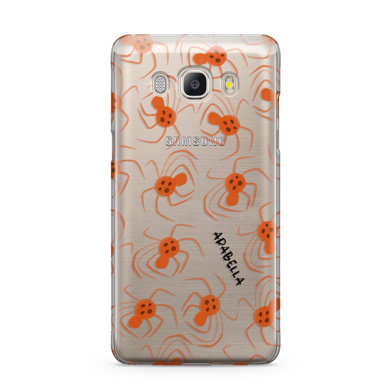 Orange Spiders Personalised Samsung Galaxy J5 2016 Case