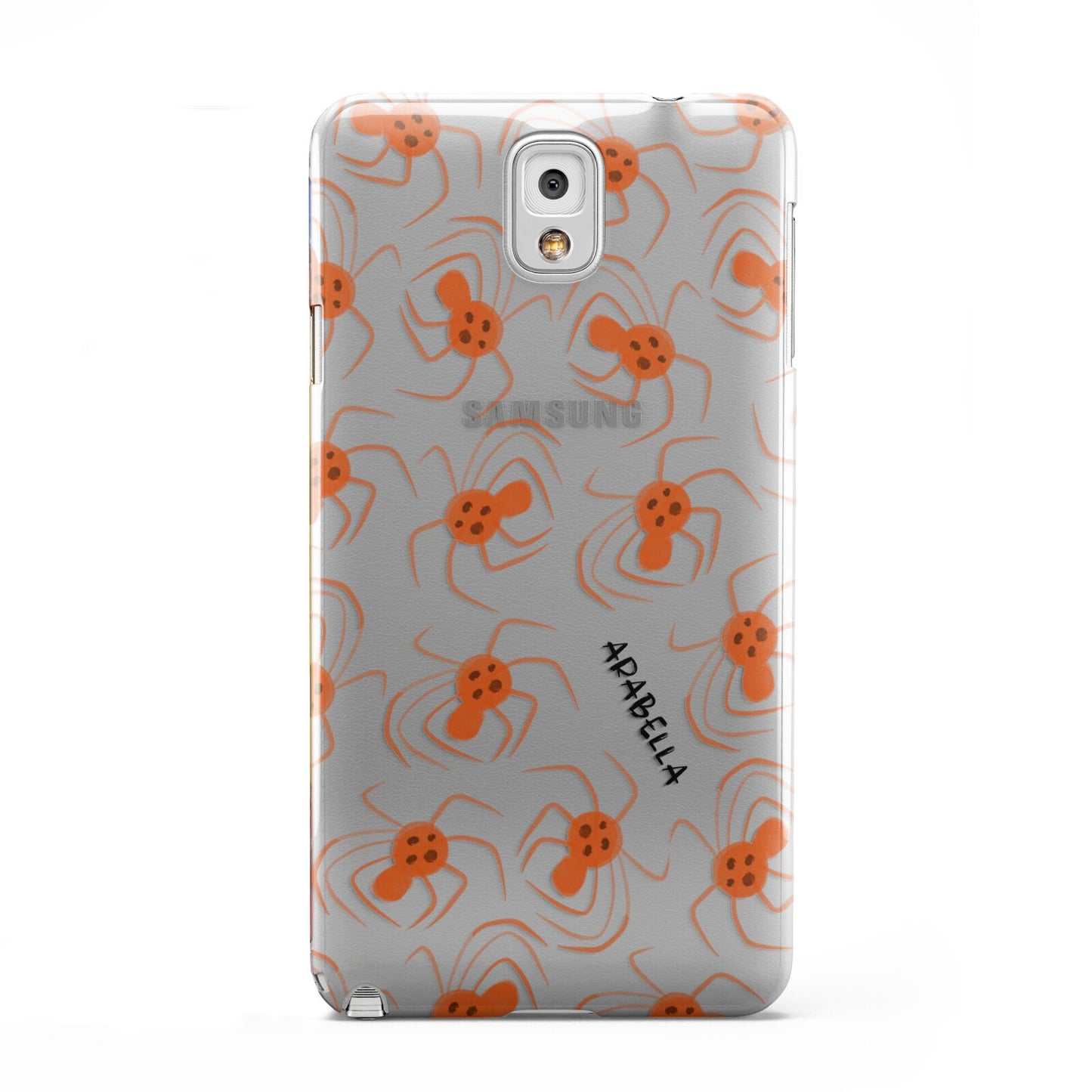 Orange Spiders Personalised Samsung Galaxy Note 3 Case