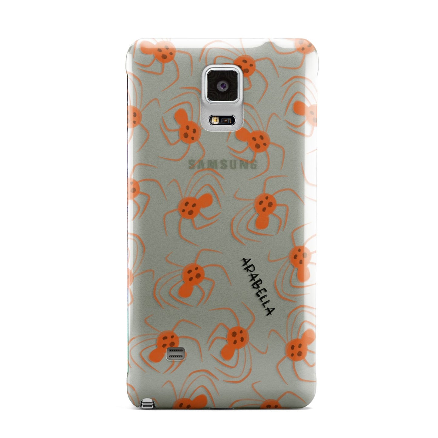 Orange Spiders Personalised Samsung Galaxy Note 4 Case