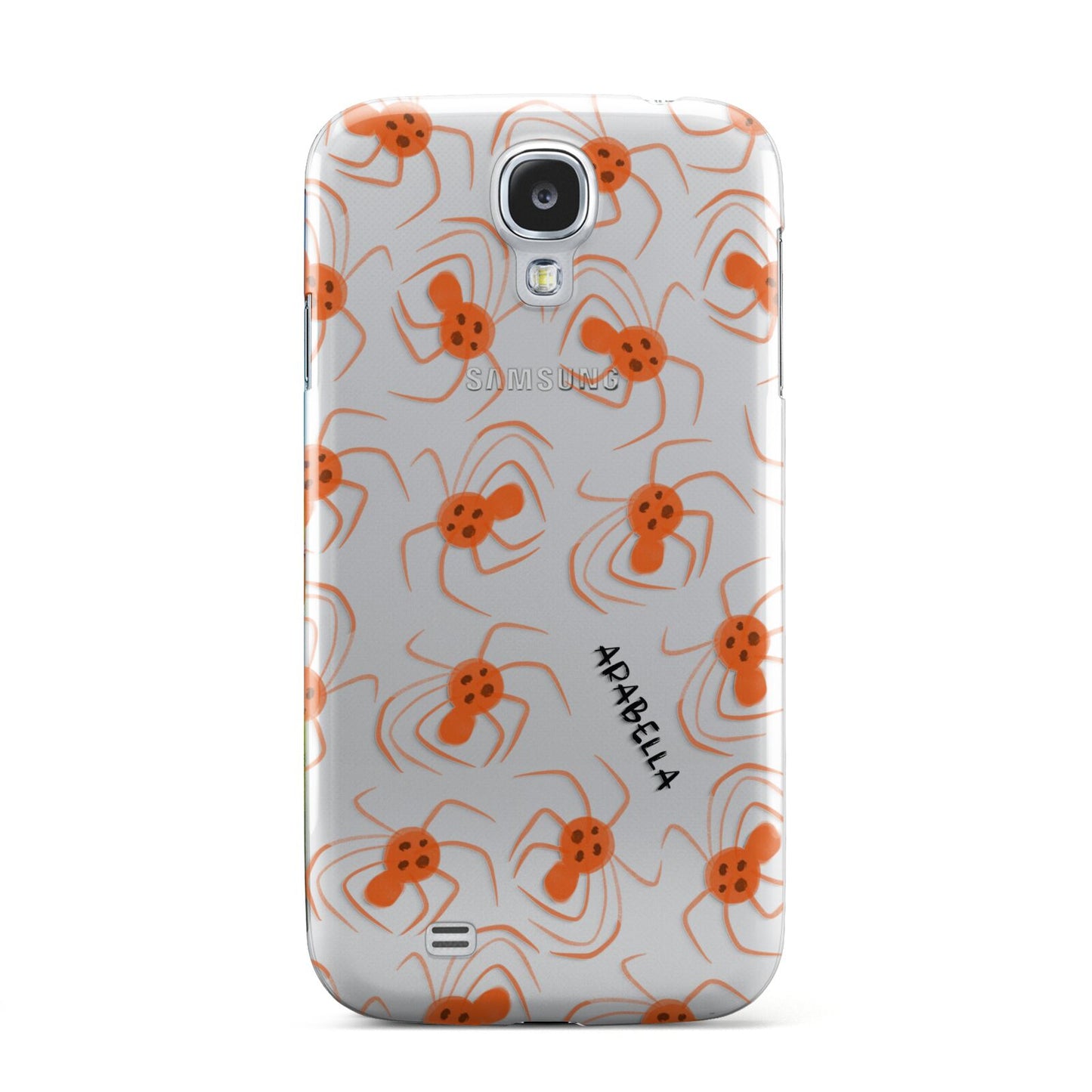 Orange Spiders Personalised Samsung Galaxy S4 Case