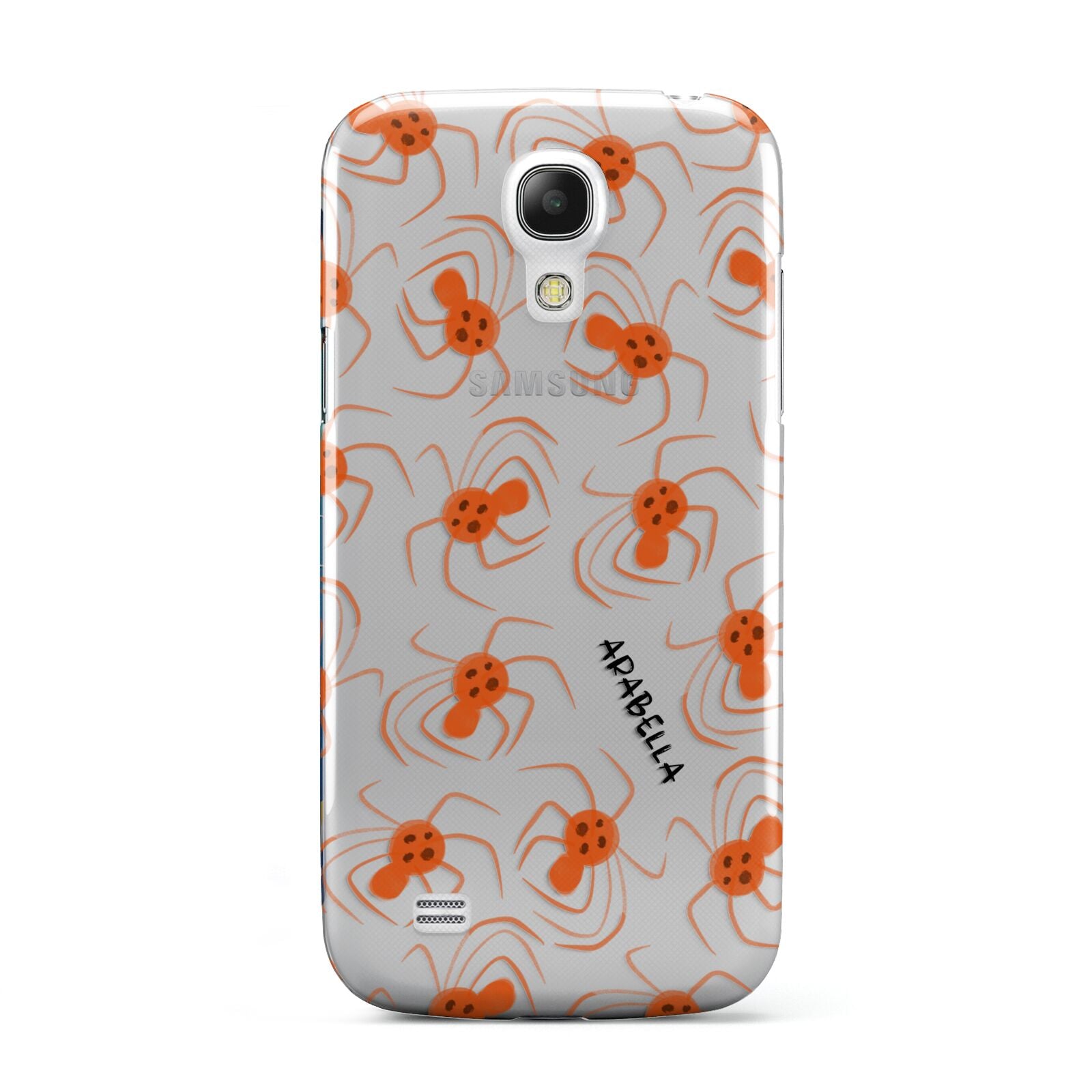 Orange Spiders Personalised Samsung Galaxy S4 Mini Case