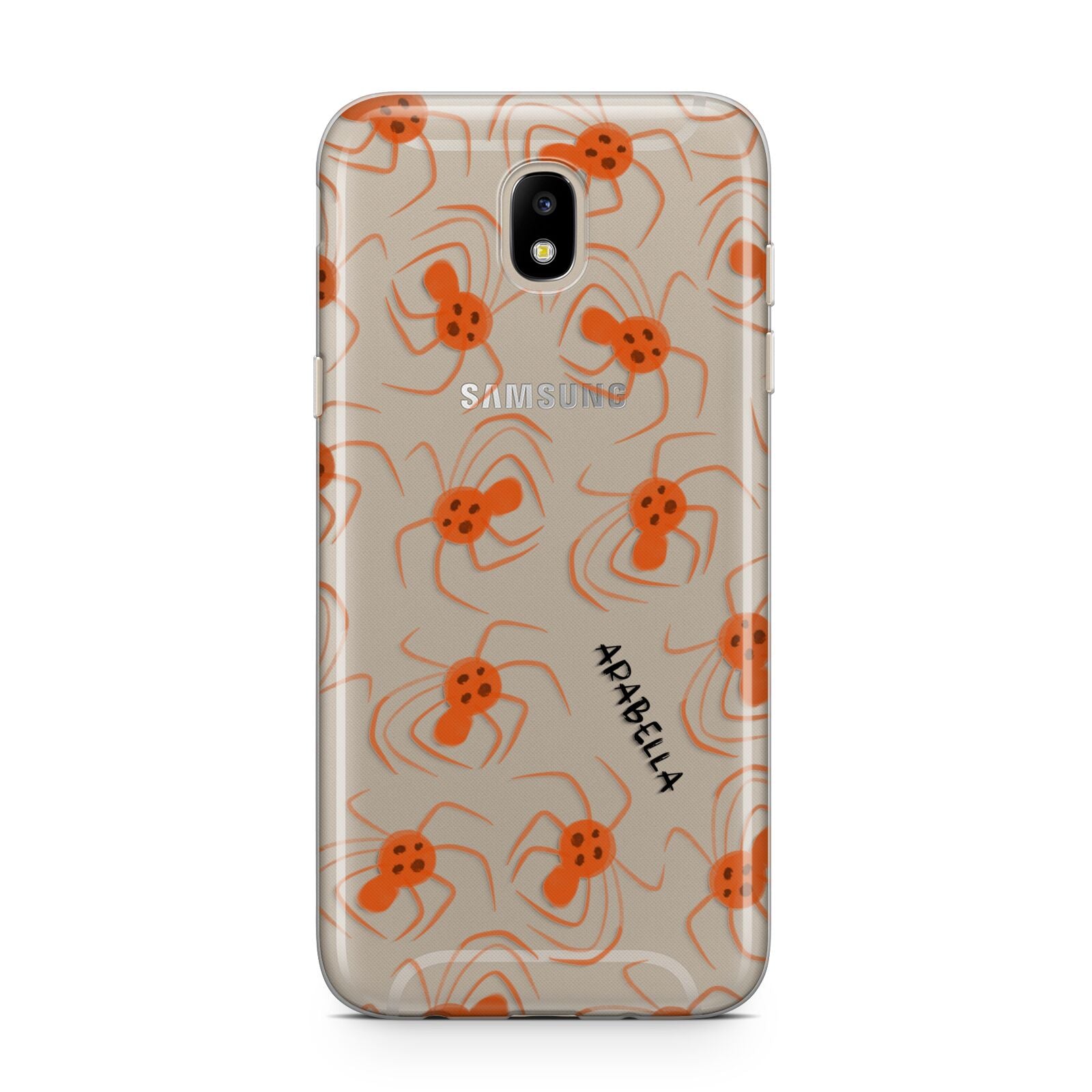 Orange Spiders Personalised Samsung J5 2017 Case