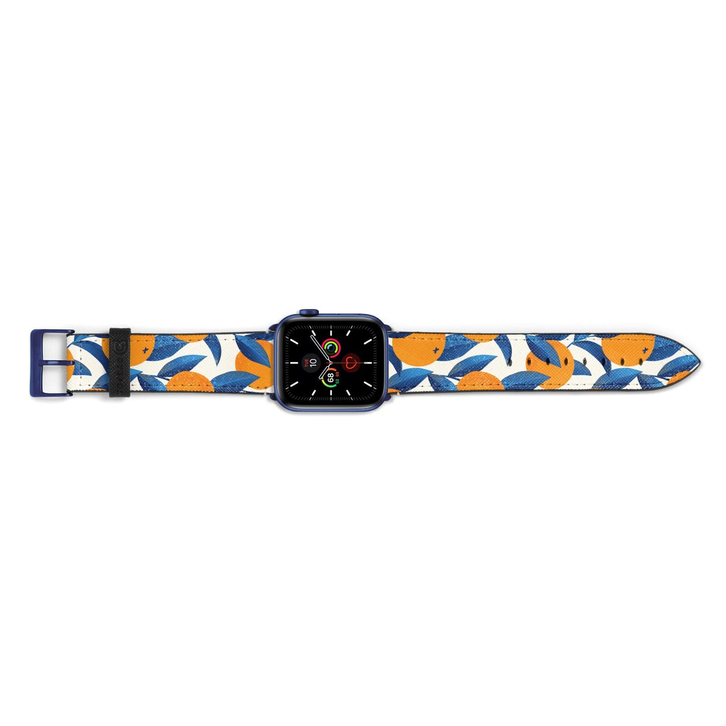 Oranges Apple Watch Strap Landscape Image Blue Hardware