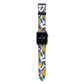 Oranges Apple Watch Strap with Blue Hardware