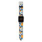 Oranges Apple Watch Strap with Silver Hardware