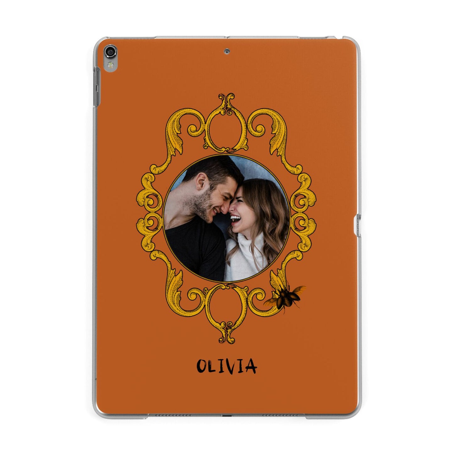 Ornate Halloween Custom Photo Apple iPad Grey Case